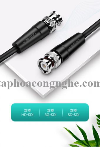 Ugreen 50927 5M màu Đen Cáp 2 đầu SDI cho máy quay + Camera cao cấp SP103 30050927
